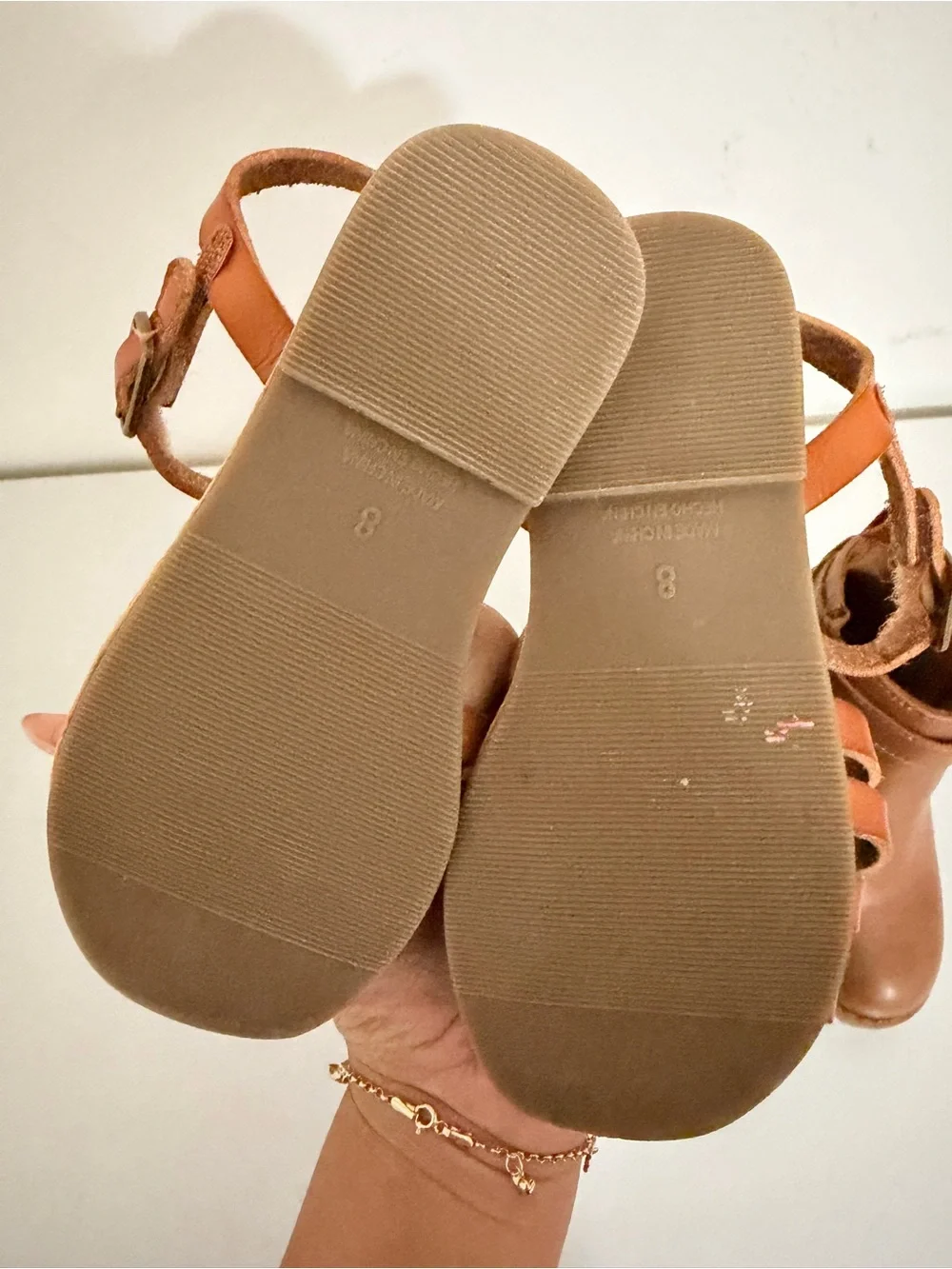 Old Navy Tan Brown Kids Sandals and Ankle Boots Set